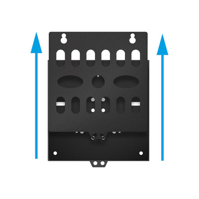 B-Tech Small AV Storage Cradle BT7780/B, adjustable media player bracket height range