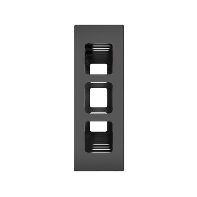B-Tech Small AV Storage Cradle BT7780/B, narrow media player mounting bracket front view