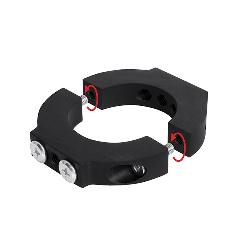 B-Tech Two-Piece Accessory Collar BT7841/B, pole collar clamp front view