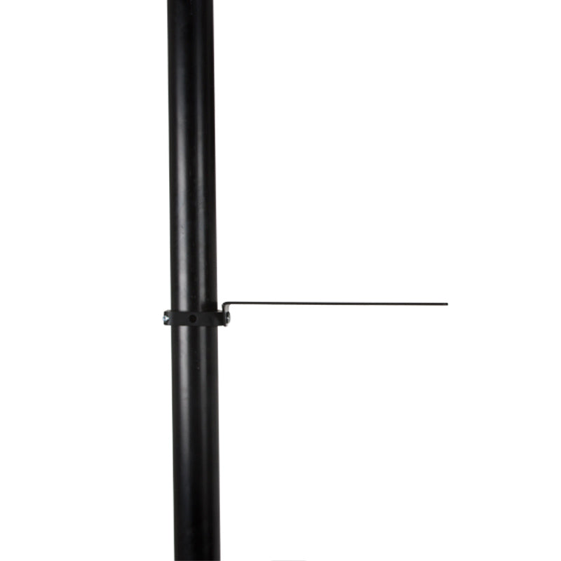 B-Tech Small Video Conferencing Camera Shelf BT7863/B, black extension pole front view