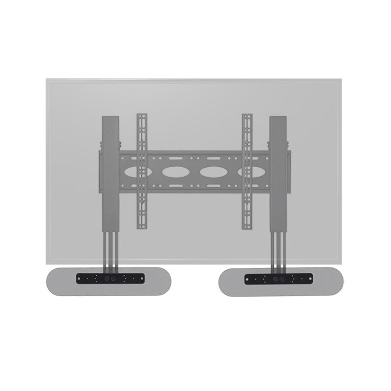 B-Tech Mounting Plate BT7877/B, dual-display stand rear assembly diagram