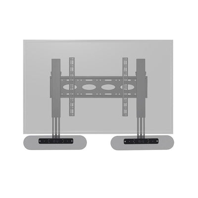 B-Tech Mounting Plate BT7877/B, dual-display stand rear assembly diagram