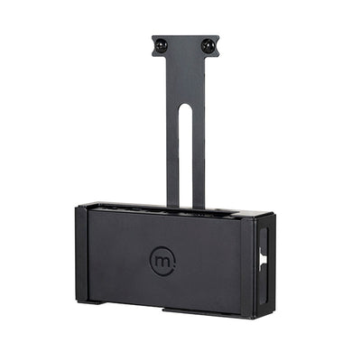 B-Tech Mounting Cradle BT7886/B, media player enclosure with vertical bracket, front view