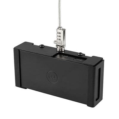 B-Tech Mounting Cradle BT7886/B, media player enclosure secured with cable lock