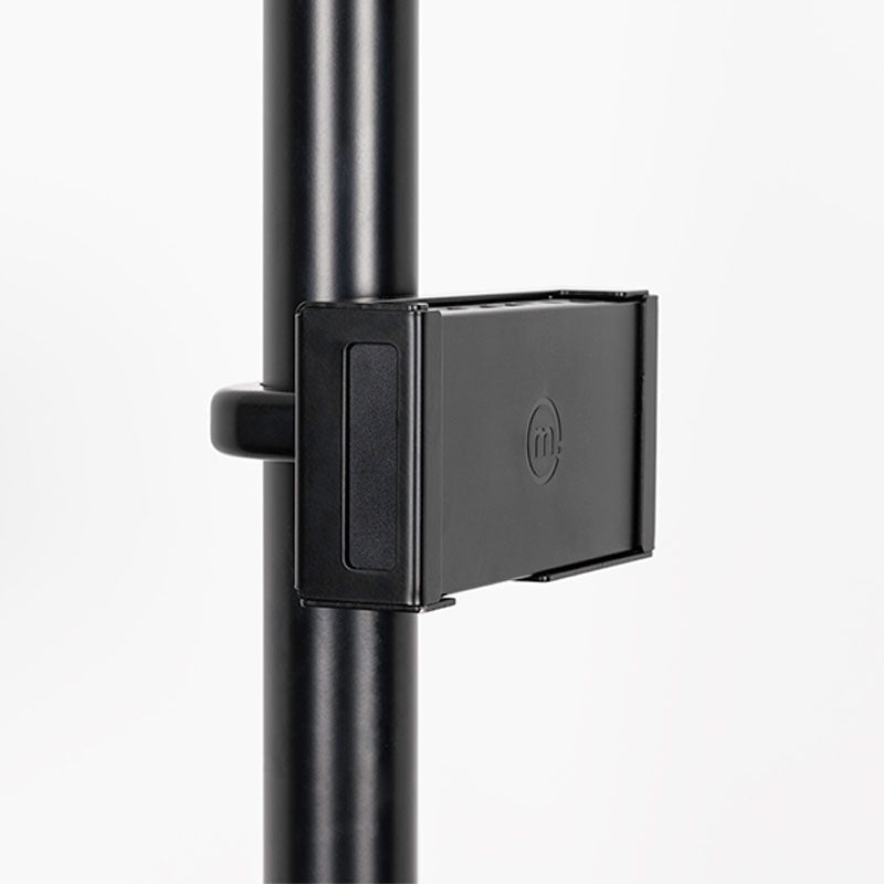 B-Tech Mounting Cradle BT7886/B, media player enclosure installed on pole