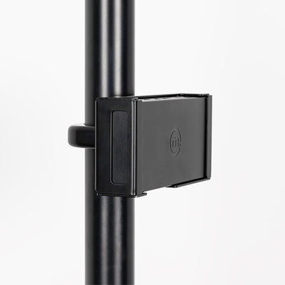 B-Tech Mounting Cradle BT7886/B, media player enclosure installed on pole