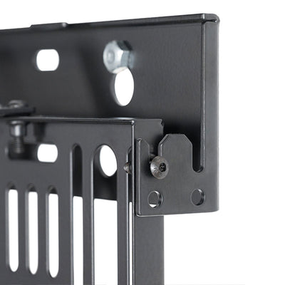 B-Tech Wall Mounted AV Storage Tray BT7889/B, media device tray mounting-latch detail