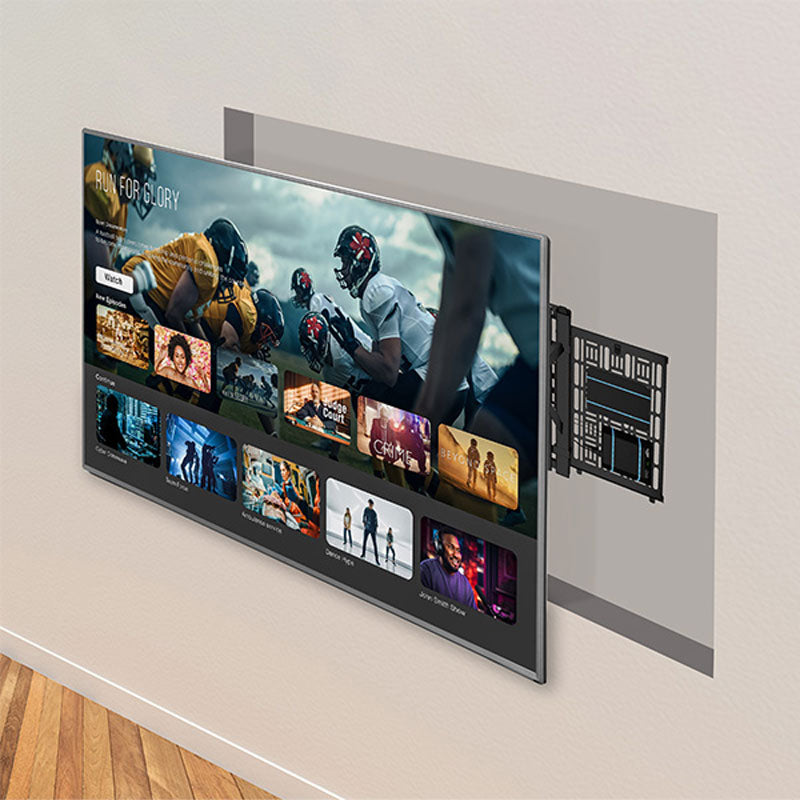 B-Tech XL Pull-Out TV Wall Mount BT7896/B, display extended from the wall for service access