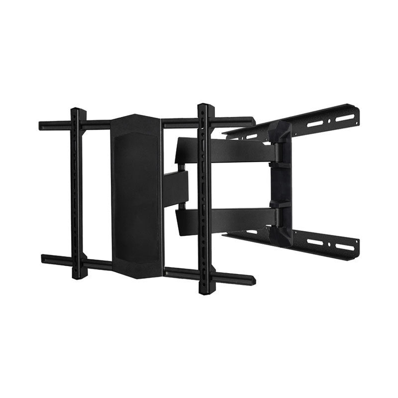 B-Tech Dual Stud Horizontal Wall Plate Adapter BT8226-HWP/B, recessed TV wall mount, rear perspective