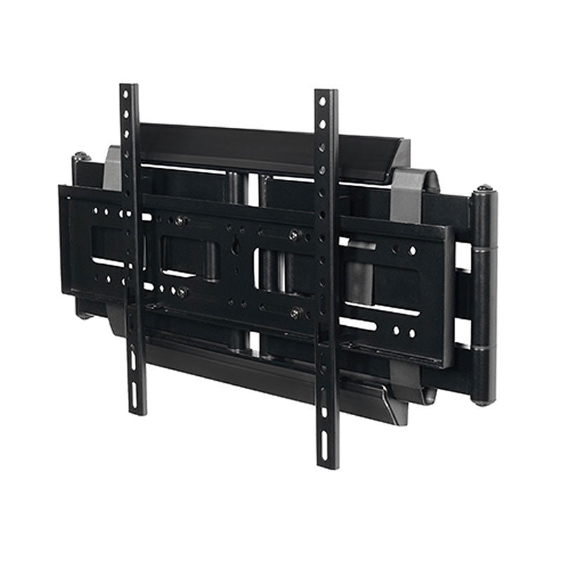 B-Tech Heavy Duty XL Dual Arm TV Wall Mount BT8237/B, articulating TV wall mount front three-quarter view