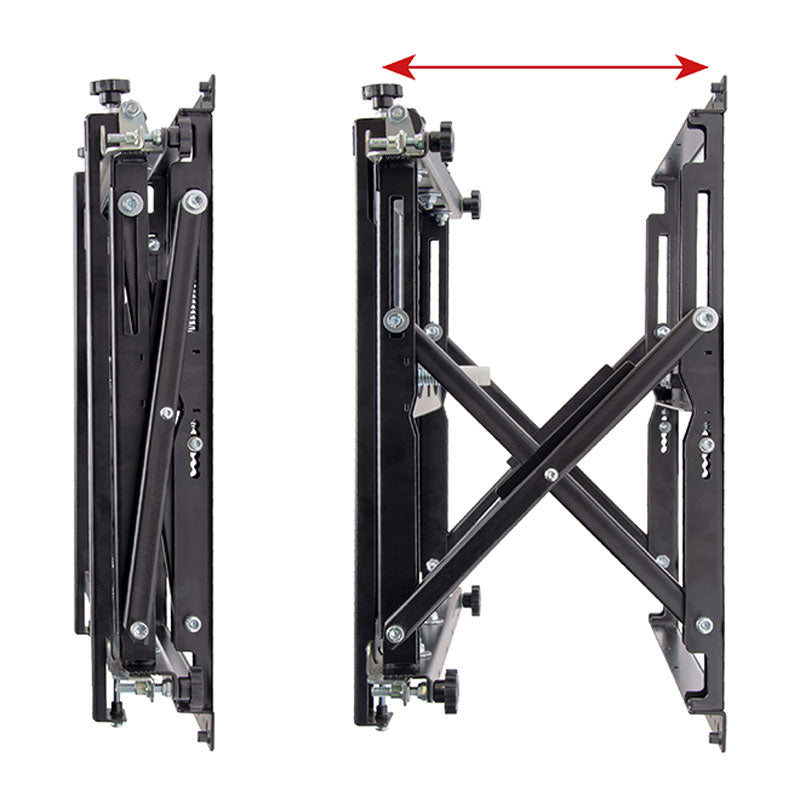 B-Tech XL Heavy Duty Pop-Out Video Wall Mount BT8310XL/B, video wall mount depth adjustment mechanism