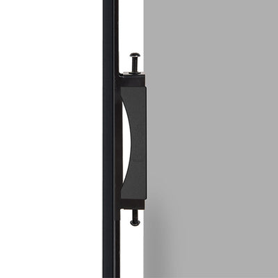 B-Tech System X TV Wall Mount BT8321/B, display bracket clamp installed on pole