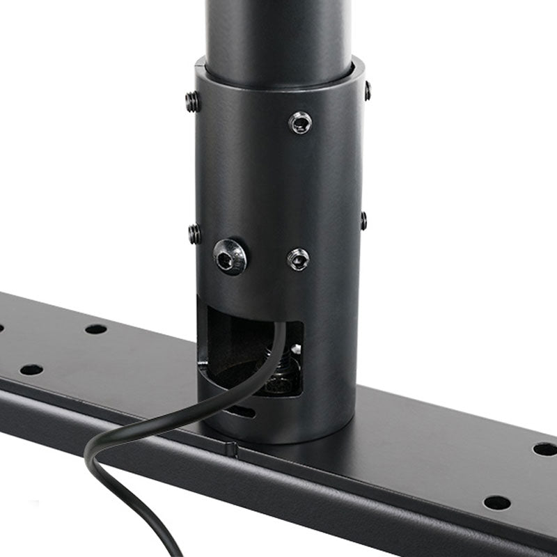 B-Tech System 2 Pole Adapter BT8327/B, ceiling extension column cable access detail