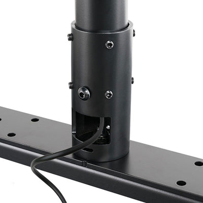 B-Tech System 2 Pole Adapter BT8327/B, ceiling extension column cable access detail