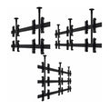 B-Tech Video Wall Ceiling Mount BT8342/B, ceiling-mounted video wall rails in multiple configurations