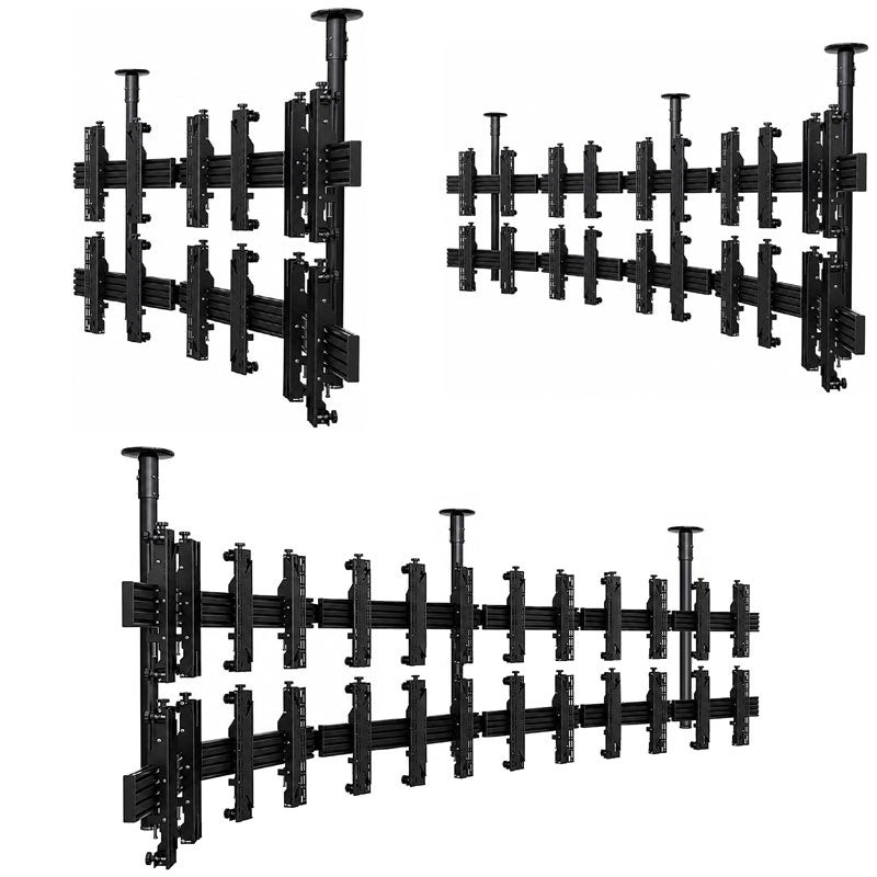 B-Tech Video Wall Ceiling Mount BT8343/BB, curved ceiling video wall configurations