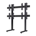 B-Tech BT8370-2x2-BB Freestanding Video Wall Stand (2x2, 46-60 inch, Black)