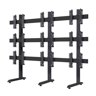 B-Tech Freestanding Video Wall Stand BT8370-3x3-60/BB