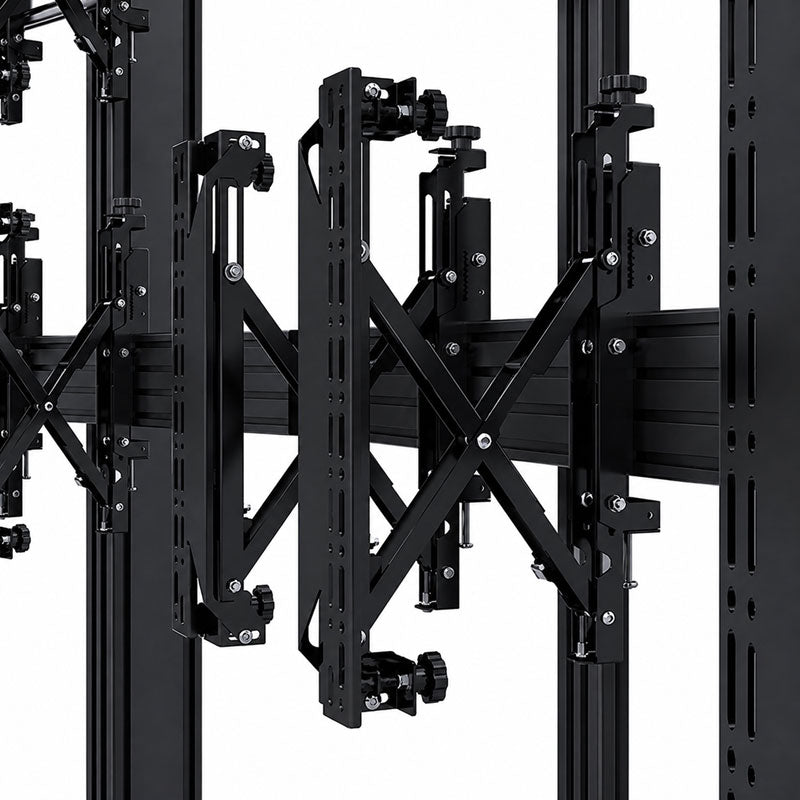 B-Tech Freestanding Video Wall (39-75 inch, Configurable, Curved) BT8373/BB