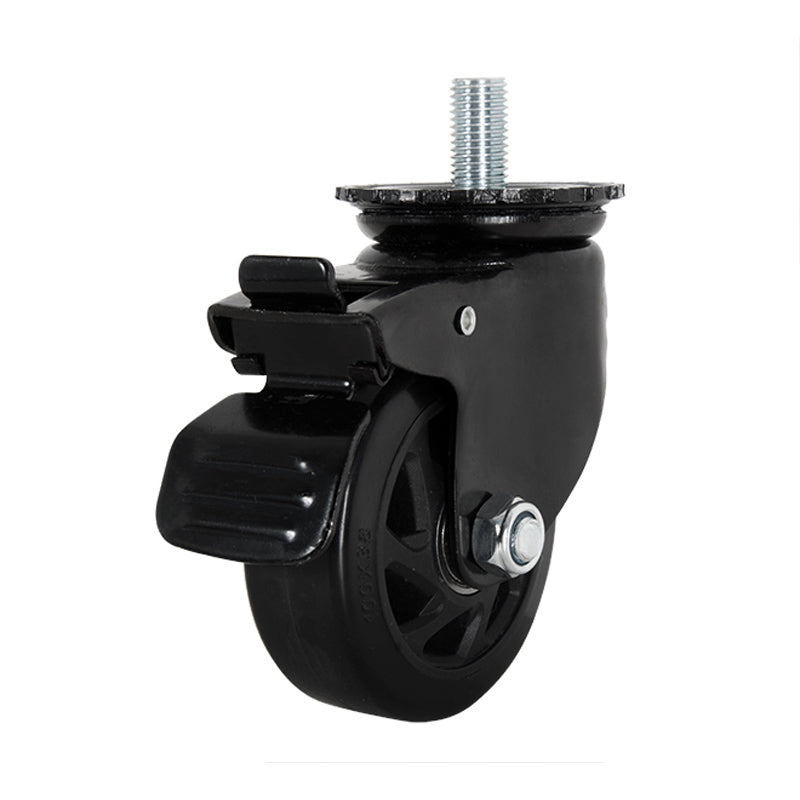 B-Tech System X Castors BT8380-CASTORS, locking caster front view