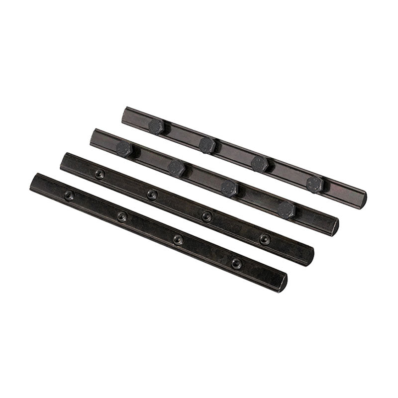 B-Tech System X Column Joining Kit BT8380-EXTV/B, adjustable equipment mounting rails set