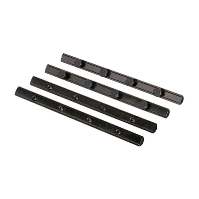 B-Tech System X Column Joining Kit BT8380-EXTV/B, adjustable equipment mounting rails set