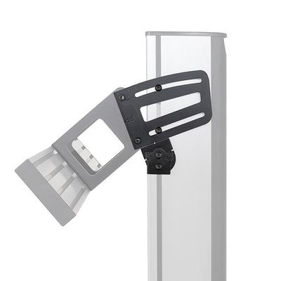B-Tech System X Tilt Joining Plate BT8380-JPT/B, adjustable display bracket side view