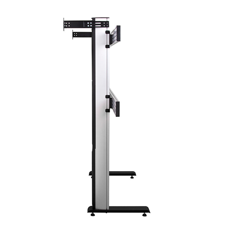B-Tech System X Adjustable Wall Tie-Back Kit BT8380-WTB/B, video wall stand, side view