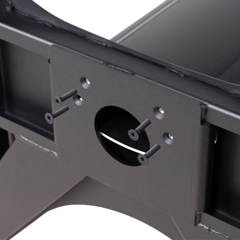 B-Tech Mode-AL Freestanding Floor Base BT8385-TXB/B, floor stand cable access port mounting detail