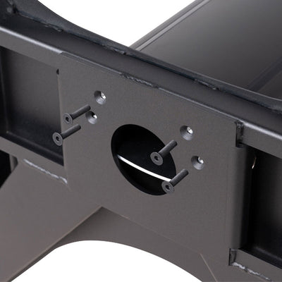 B-Tech Mode-AL Freestanding Floor Base BT8385-TXB/B, floor stand cable access port mounting detail