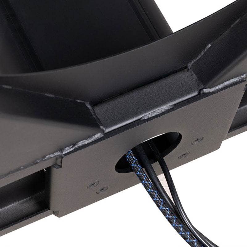B-Tech Mode-AL Freestanding Floor Base BT8385-TXB/B, floor stand cable routing through base