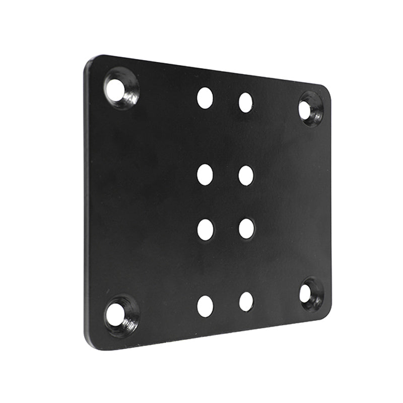 B-Tech System X Rail Collar Mounting Bracket BT8390-CFK/B, VESA mounting plate front view