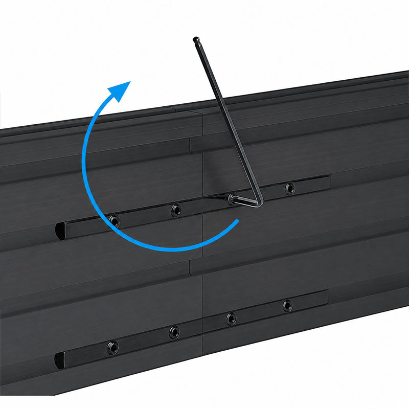 B-Tech System X Rail Joining Kit BT8390-EXT/B, wall mount pull-loop locking mechanism detail