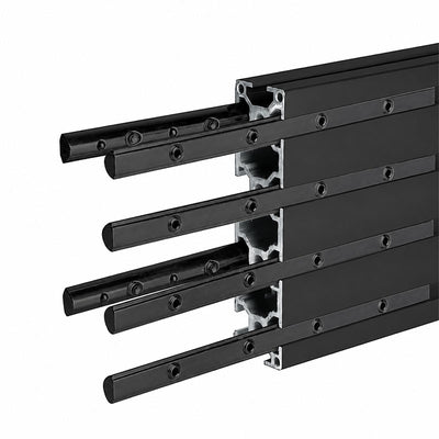 B-Tech System X Rail Joining Kit (Black) BT8390-EXT/B