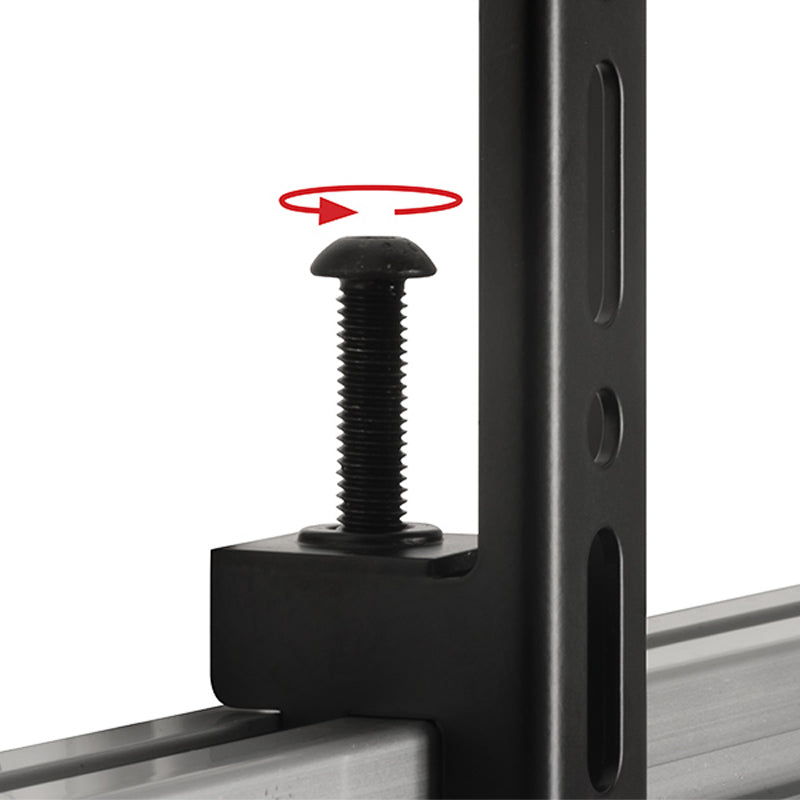 B-Tech System X TV Interface Arms BT8390-VESA400F/B, display height-adjustment screw detail