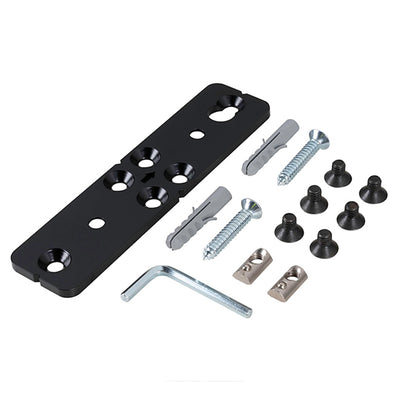 B-Tech System X Rail Mounting Bracket BT8390-WFK1/B, accessory mounting plate hardware kit