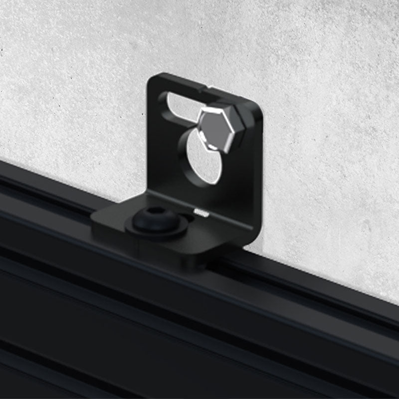 B-Tech System X Rail Mounting Bracket BT8390-WFK8/B, cable-management ring detail
