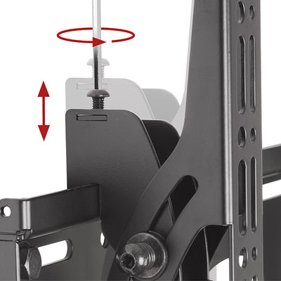 B-Tech Back-to-Back Universal TV Ceiling Mount BT8428-300/B, ceiling display mount height adjustment