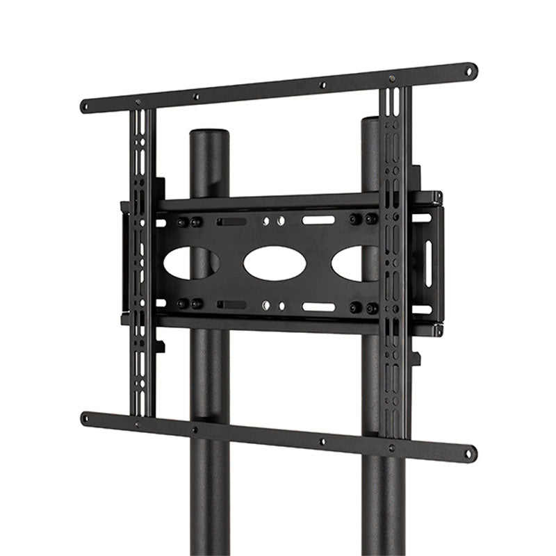 B-Tech Large Universal TV Cart BT8504/BB, portrait display cart mounting bracket