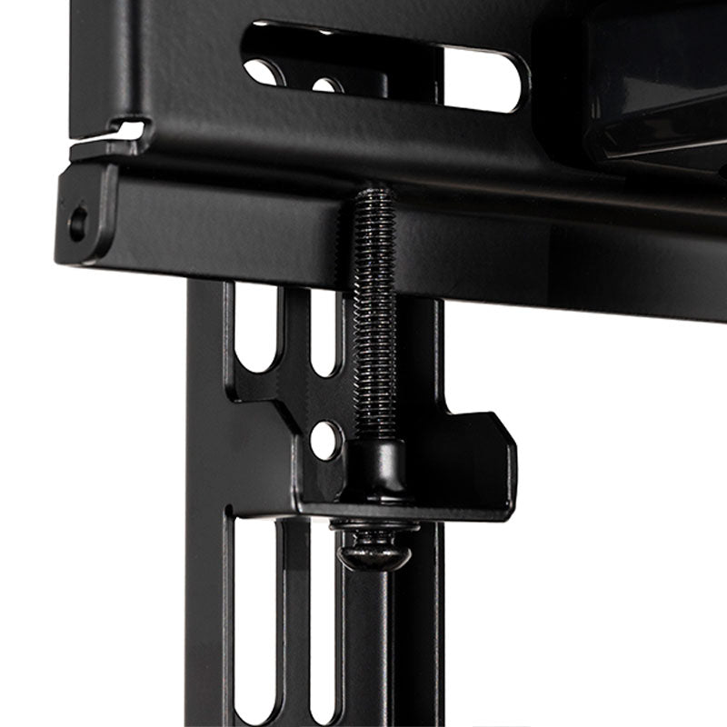 B-Tech Large Universal TV Cart BT8504/BB, portrait display cart height adjustment detail
