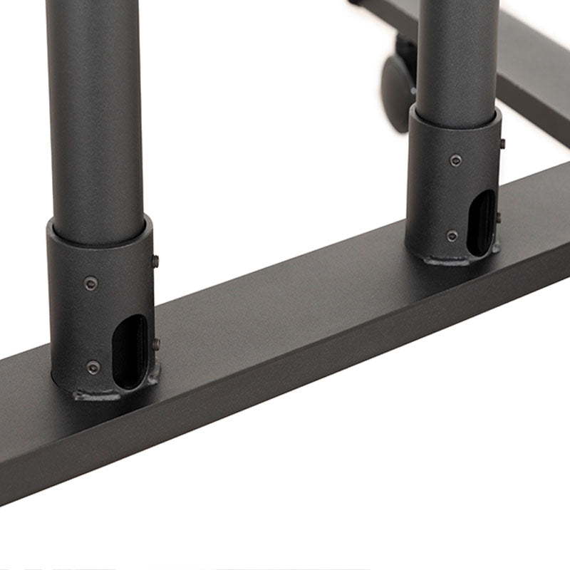 B-Tech Large Universal TV Cart BT8504/BB, portrait display cart base pole connection