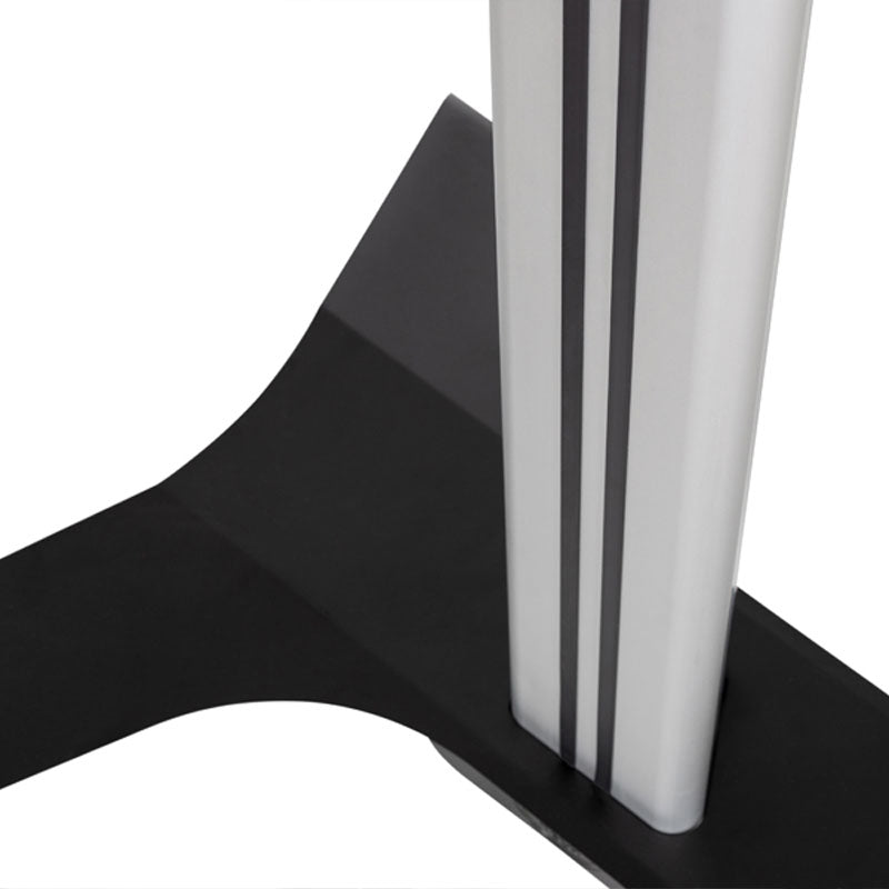 B-Tech Universal Dual Screen VC Cart BT8514/WW, floor display stand base support detail
