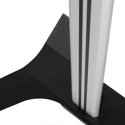 B-Tech Universal Dual Screen VC Cart BT8514/WW, floor display stand base support detail