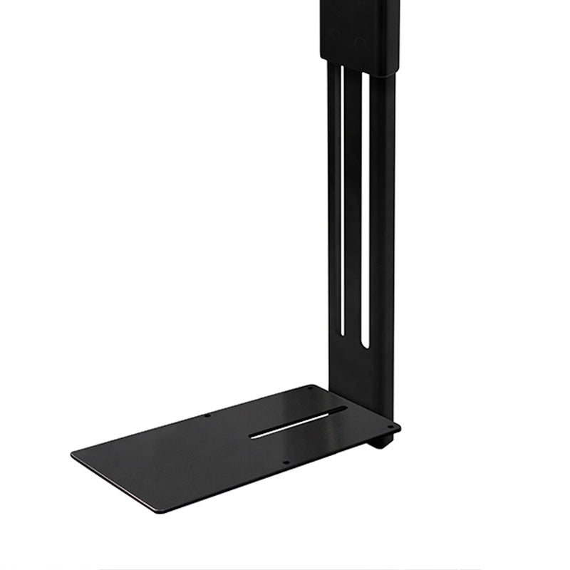 B-Tech Universal Dual Screen VC Cart BT8516/B, black speaker stand front view