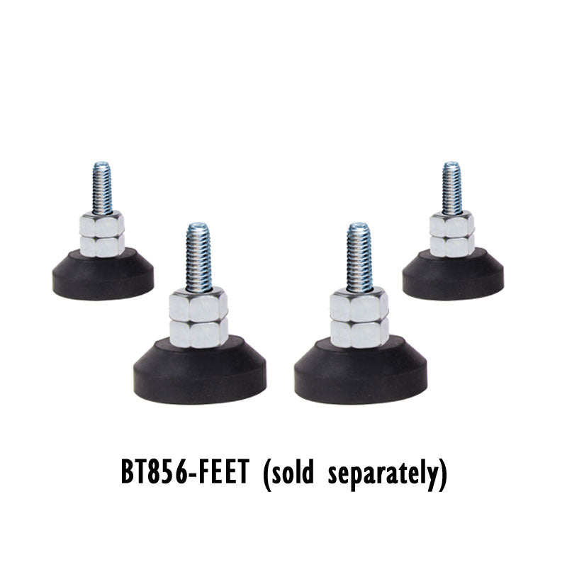 B-Tech Universal Dual Screen VC Cart BT8516/B, display stand leveling feet kit
