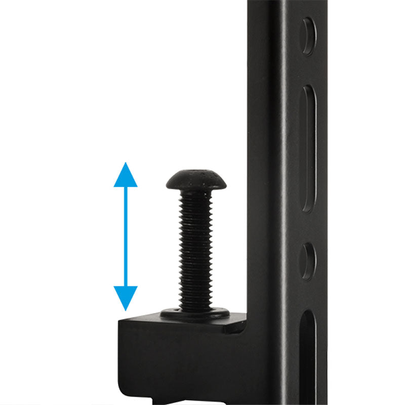 B-Tech XL Universal Dual Screen VC Stand BT8527/B, height-adjustment screw detail
