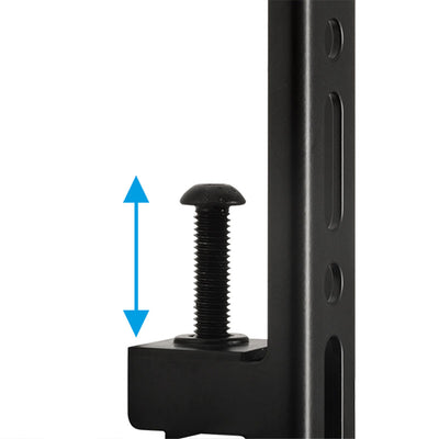 B-Tech XL Universal Dual Screen VC Stand BT8527/B, height-adjustment screw detail