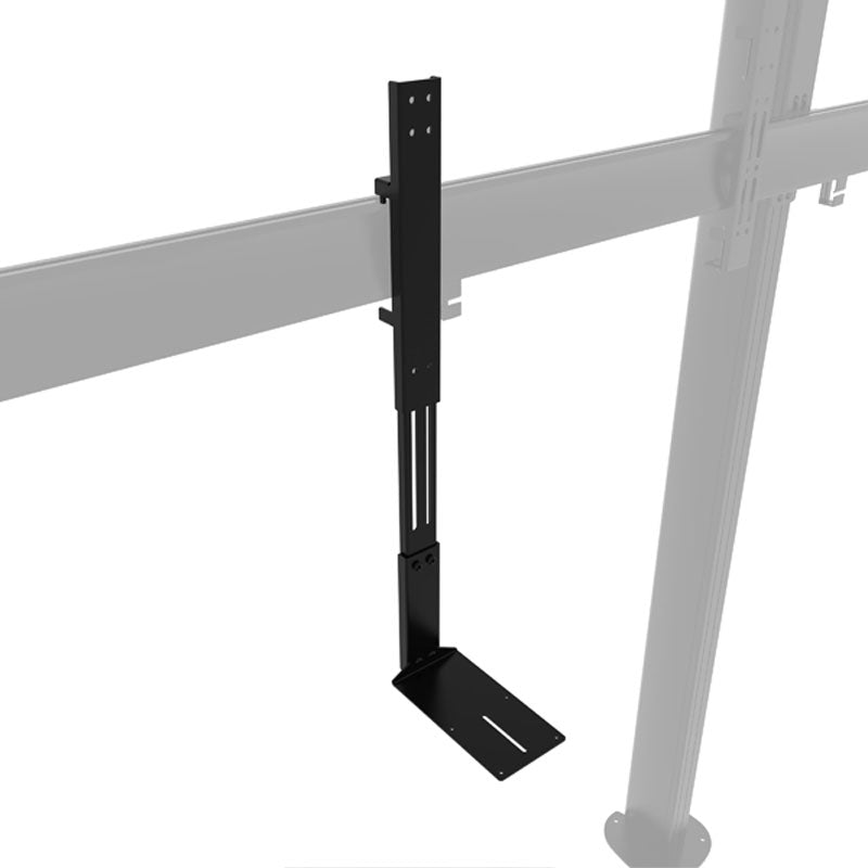 B-Tech XXL Bolt-Down Dual Screen VC Stand BT8538/BB, display lift mechanism component overlay
