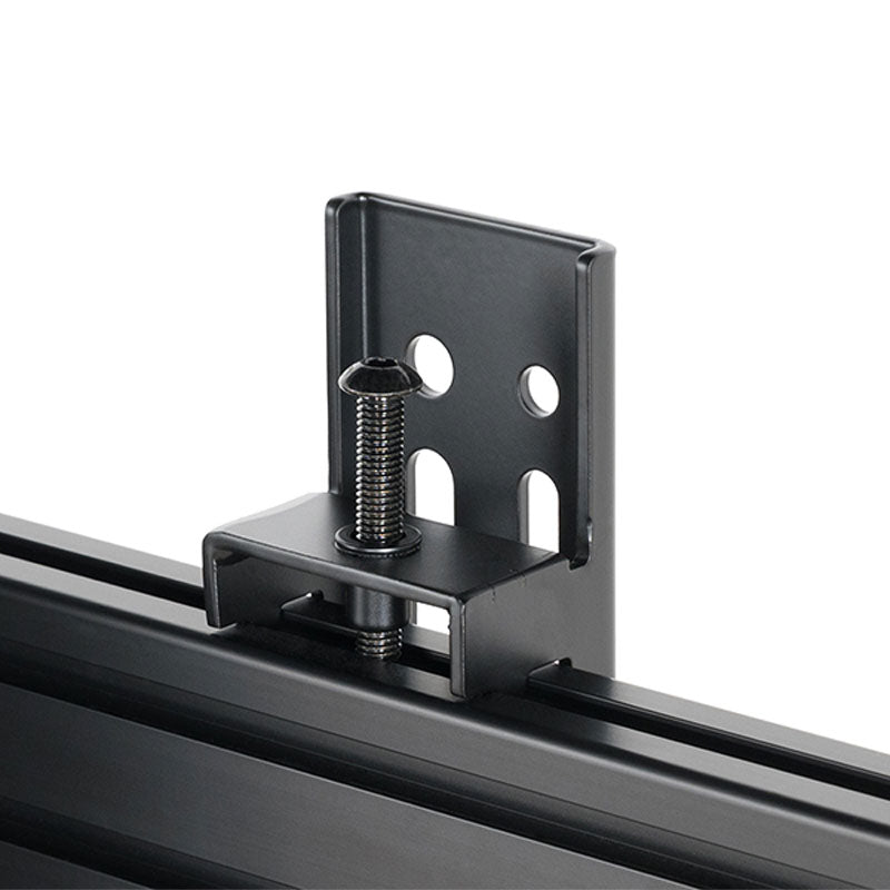 B-Tech XXL Bolt-Down Dual Screen VC Stand BT8538/BB, display lift tension screw close-up