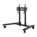 B-Tech Large Low Level TV Mobile Cart (VESA 600x400, Black) BT8540/BB